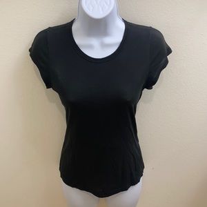 James Perse Cotton Black T-Shirt 1